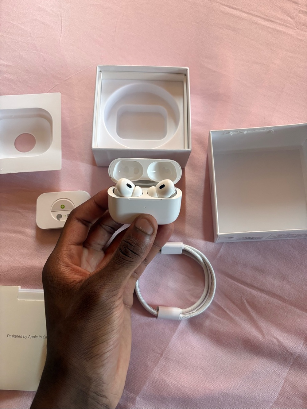 Apple AirPods Pro 2nd Gen White Wireless Earbuds with Charging Case